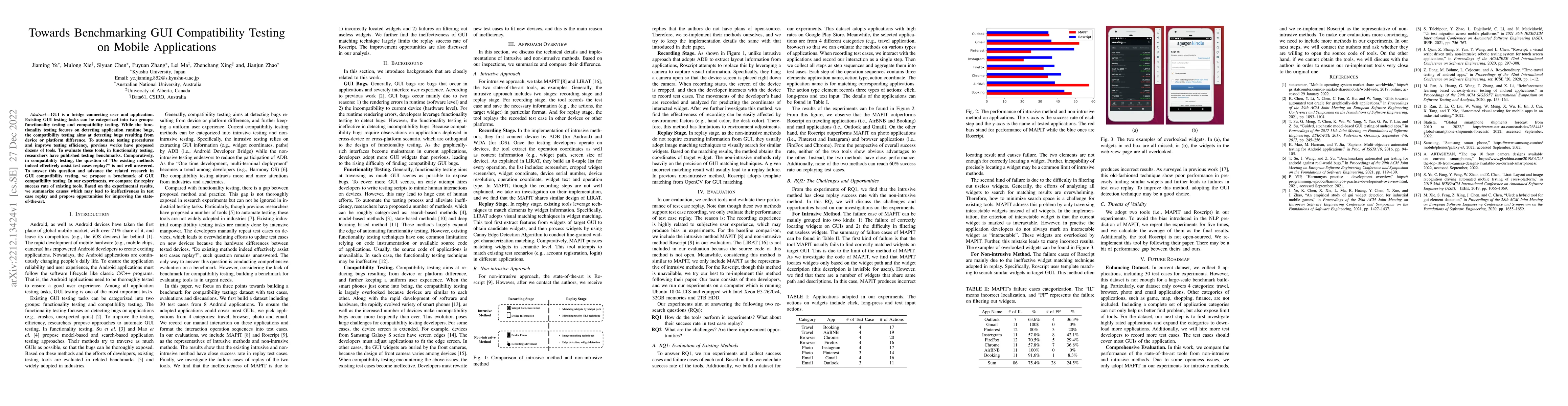 Thumbnail for Towards Benchmarking GUI Compatibility Testing on Mobile Applications