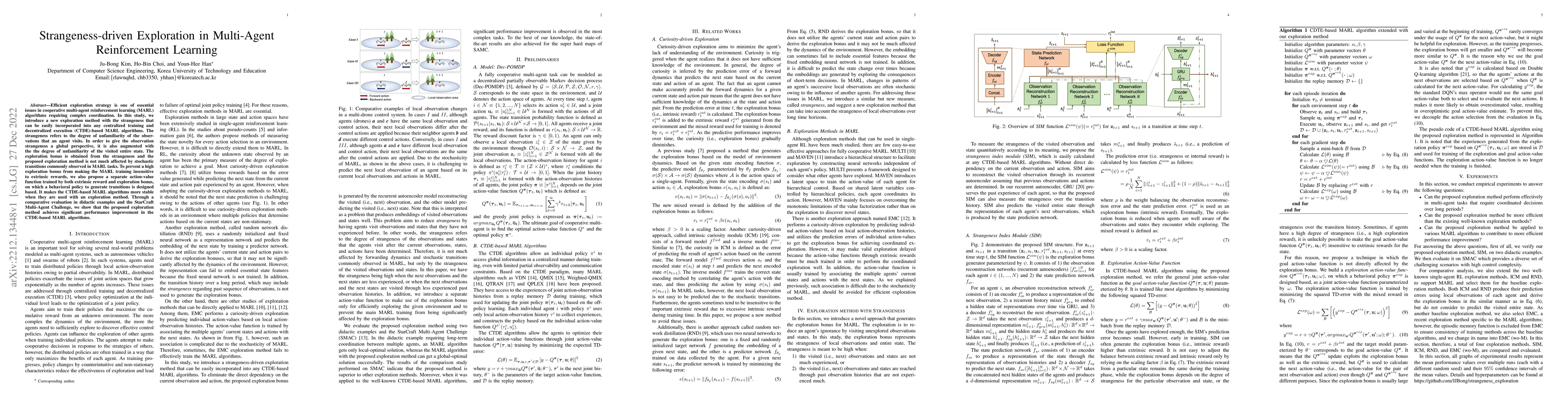 Thumbnail for Strangeness-driven Exploration in Multi-Agent Reinforcement Learning