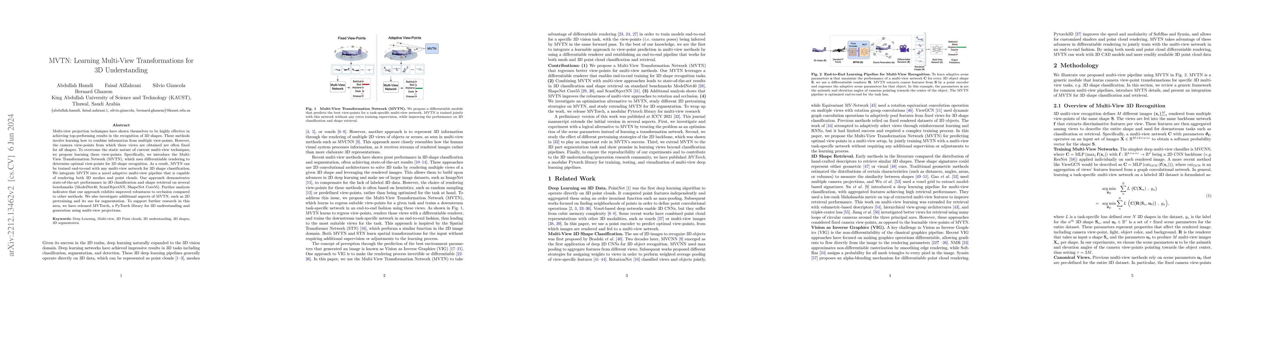 Thumbnail for MVTN: Learning Multi-View Transformations for 3D Understanding