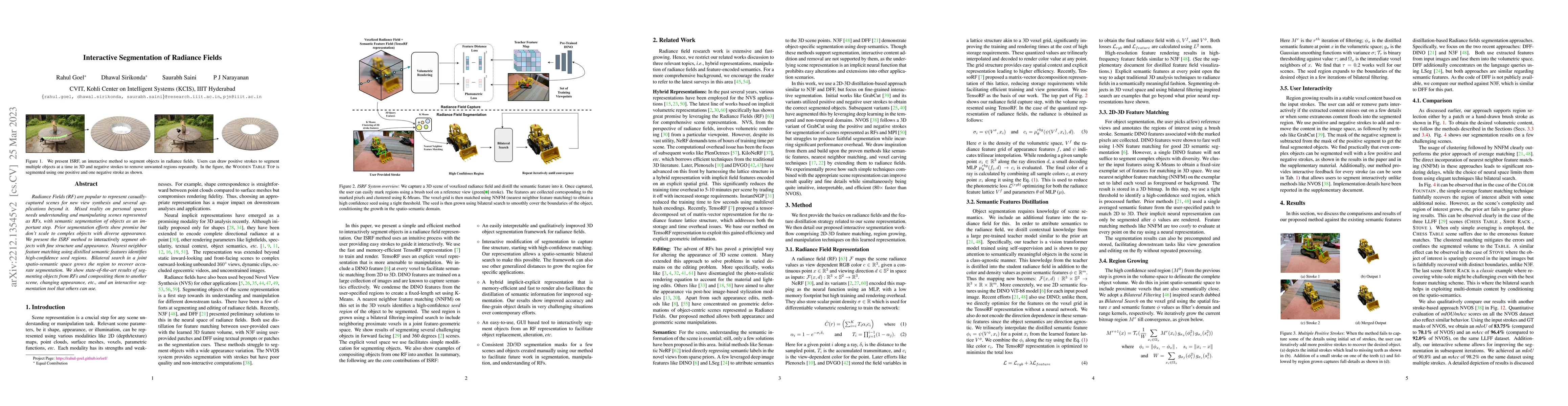 Thumbnail for Interactive Segmentation of Radiance Fields
