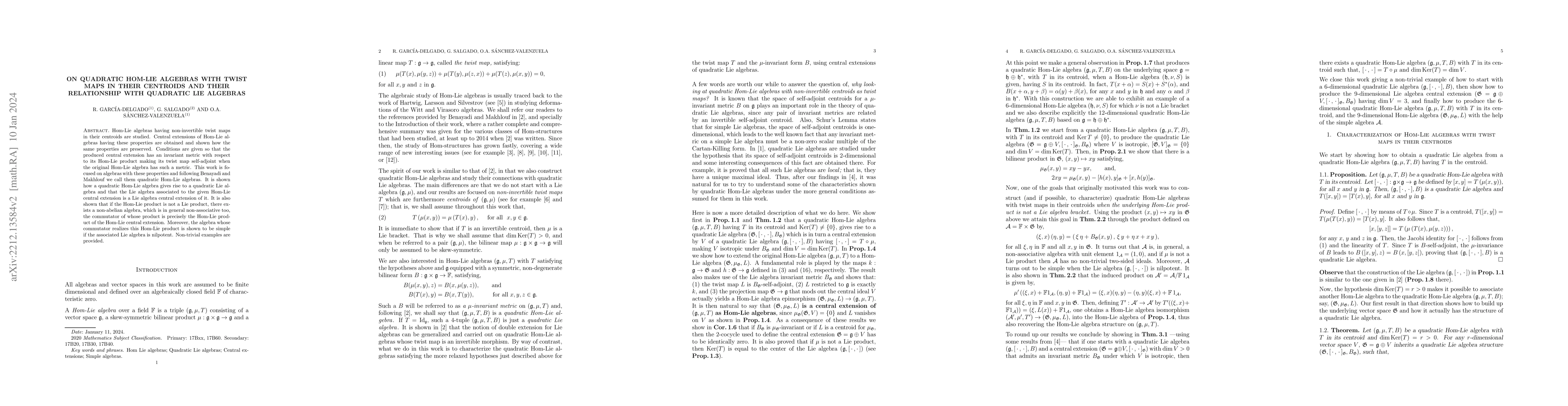 Thumbnail for On quadratic Hom-Lie algebras with twist maps in their centroids and
  their relationship with quadratic Lie algebras