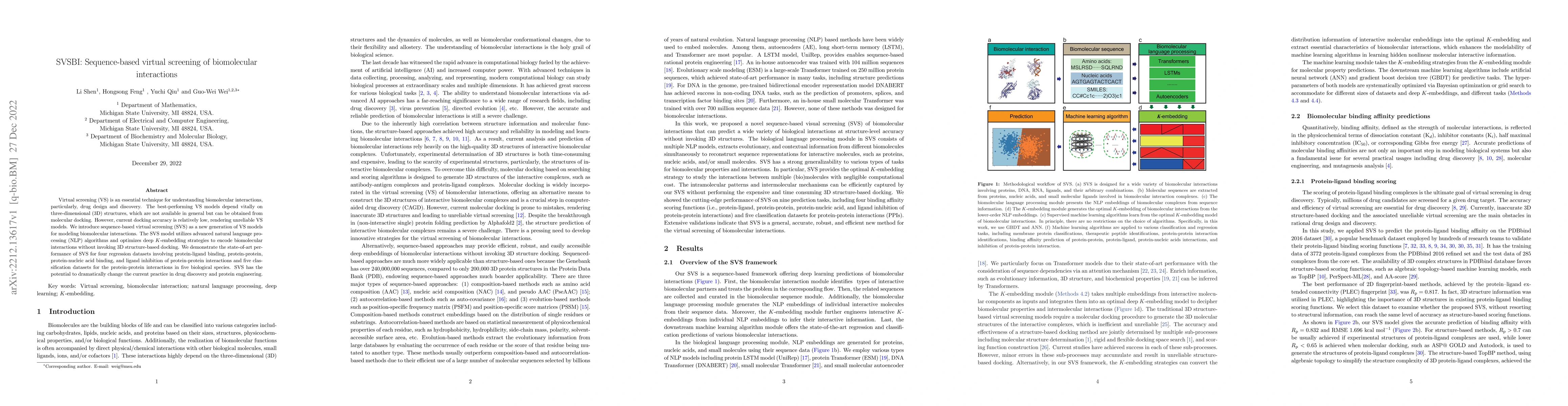 Thumbnail for SVSBI: Sequence-based virtual screening of biomolecular interactions