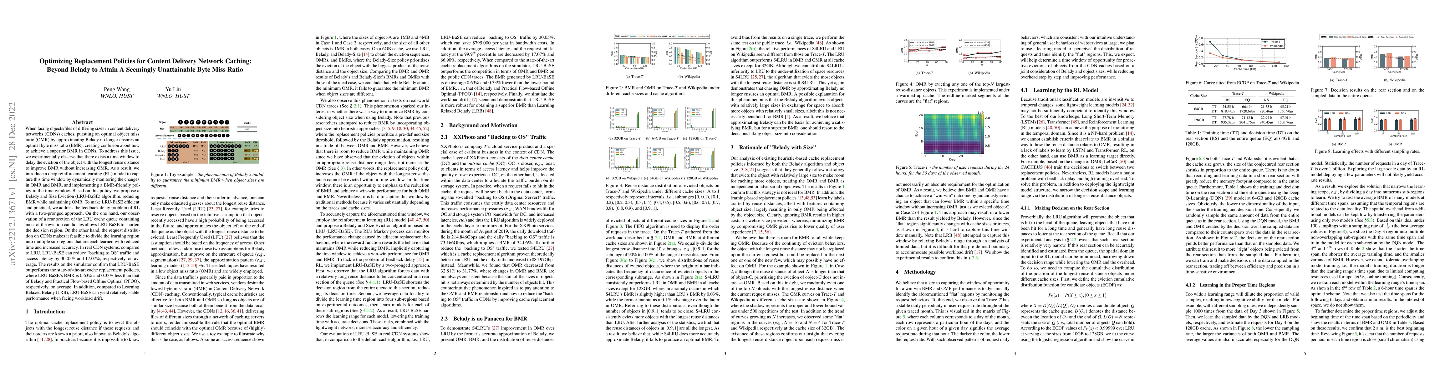 Thumbnail for Optimizing Replacement Policies for Content Delivery Network Caching:
  Beyond Belady to Attain A Seemingly Unattainable Byte Miss Ratio
