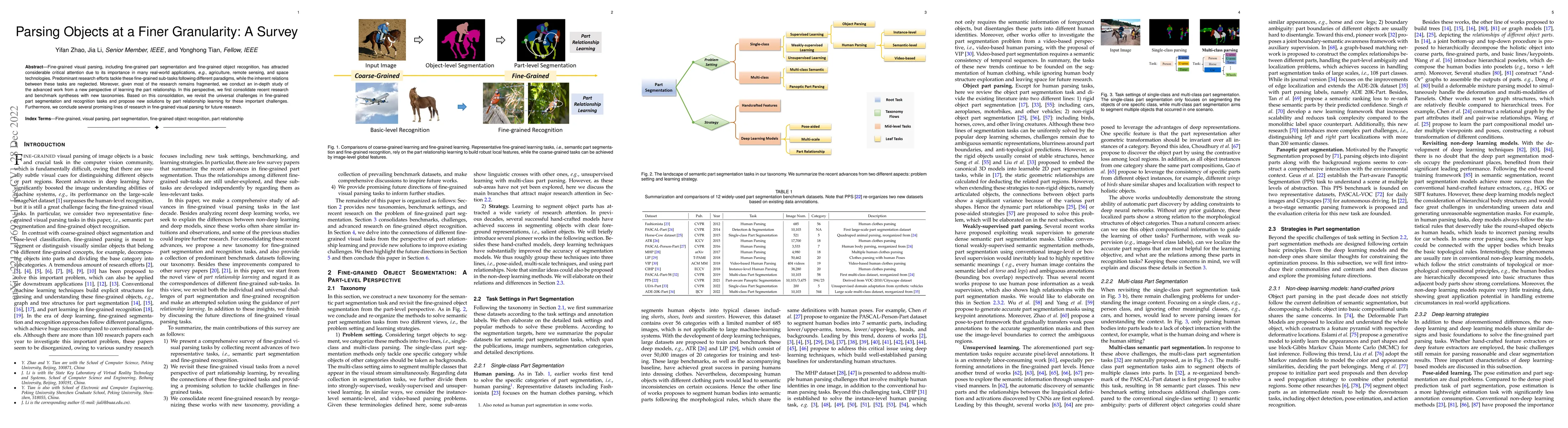 Thumbnail for Parsing Objects at a Finer Granularity: A Survey