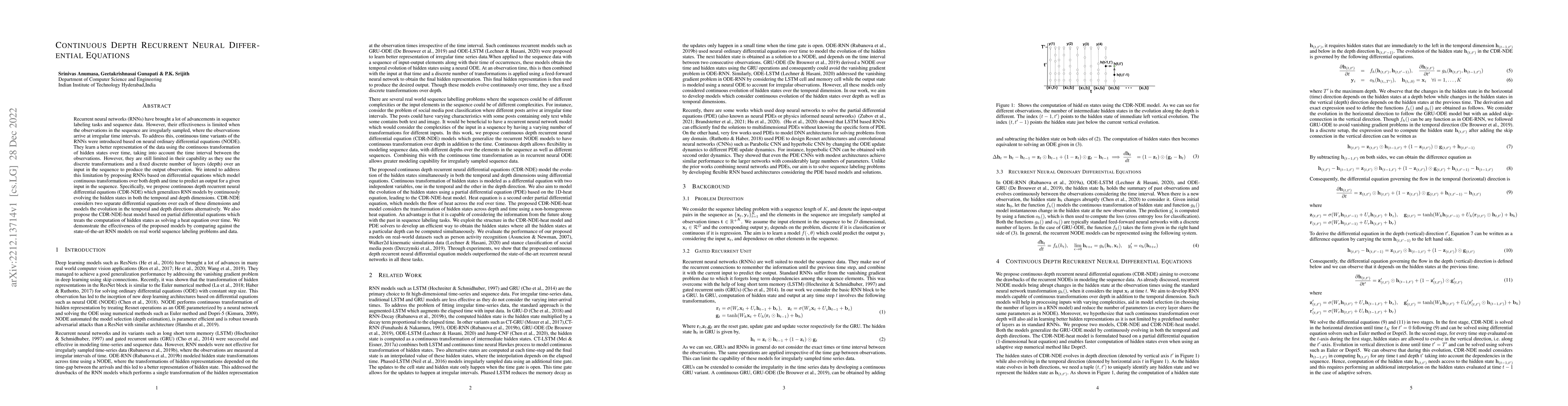 Thumbnail for Continuous Depth Recurrent Neural Differential Equations