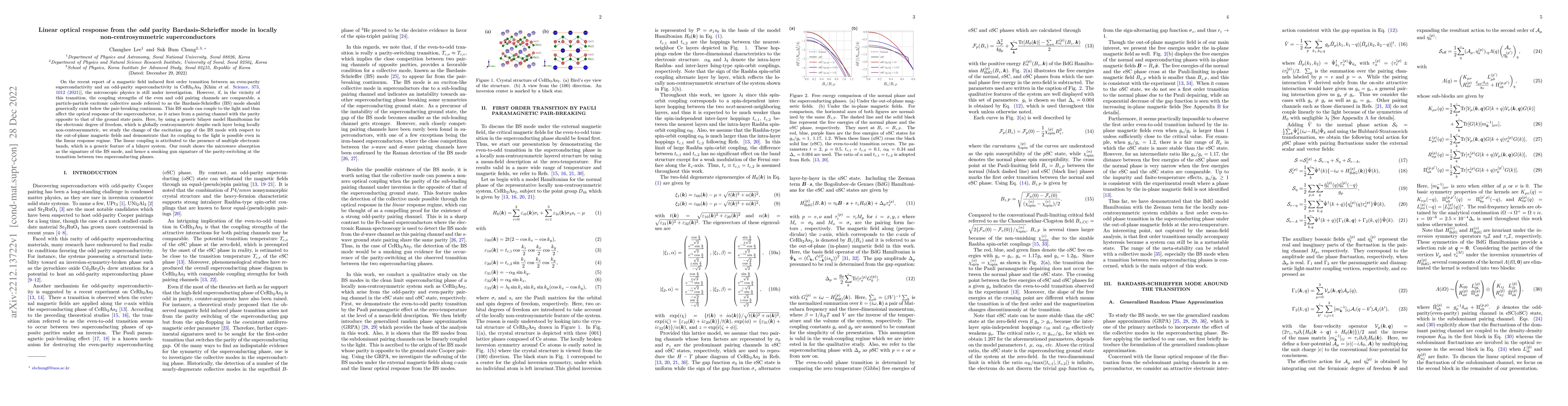 Thumbnail for Linear optical response from the odd parity Bardasis-Schrieffer mode in
  locally non-centrosymmetric superconductors
