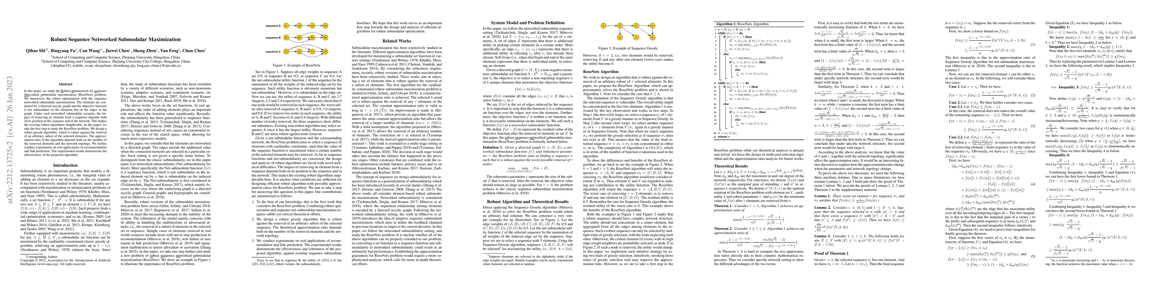 Thumbnail for Robust Sequence Networked Submodular Maximization