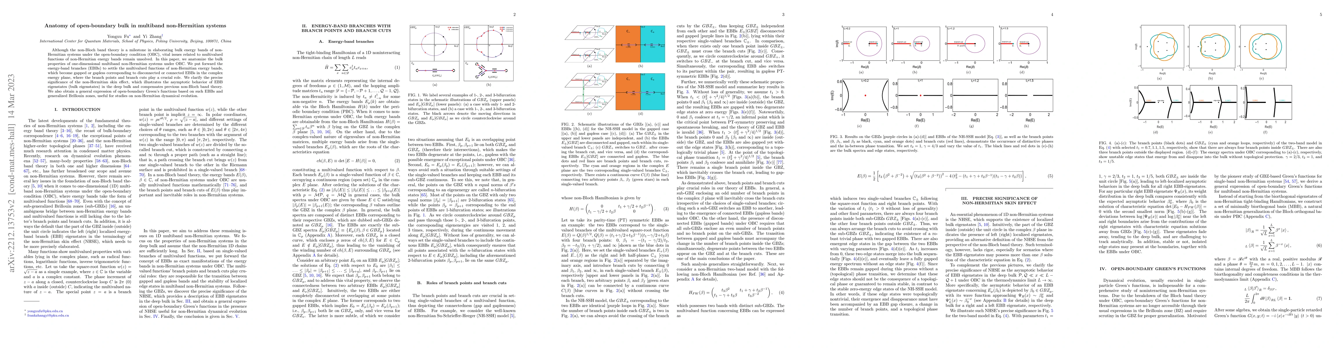 Thumbnail for Anatomy of open-boundary bulk in multiband non-Hermitian systems