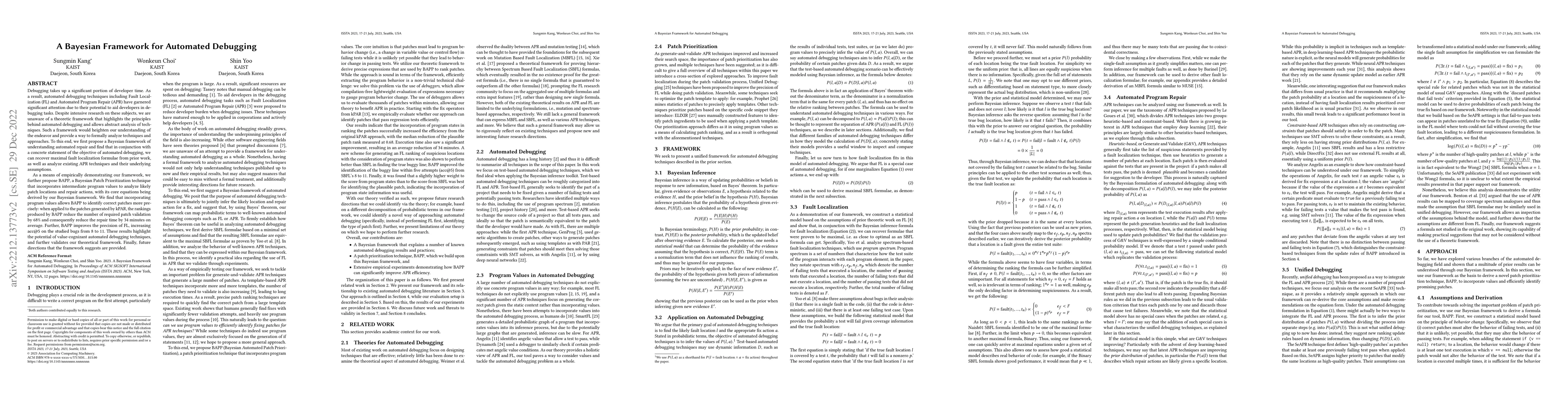 Thumbnail for A Bayesian Framework for Automated Debugging