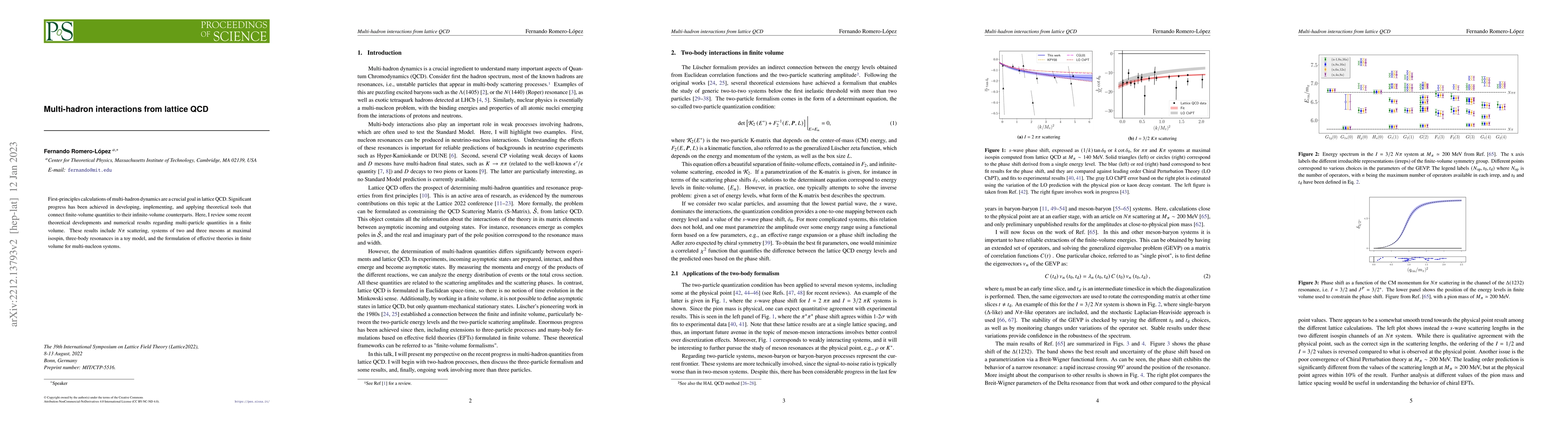 Thumbnail for Multi-hadron interactions from lattice QCD