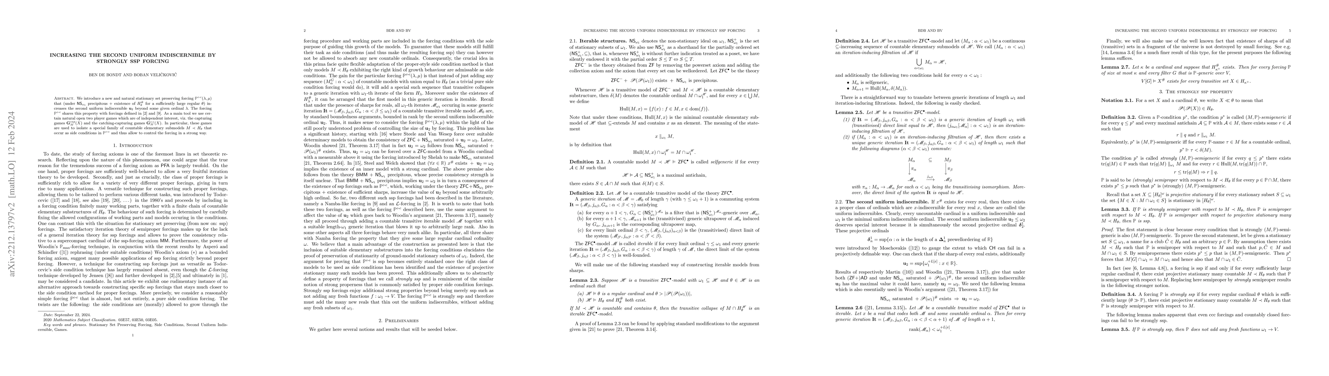 Thumbnail for Increasing the second uniform indiscernible by strongly ssp forcing