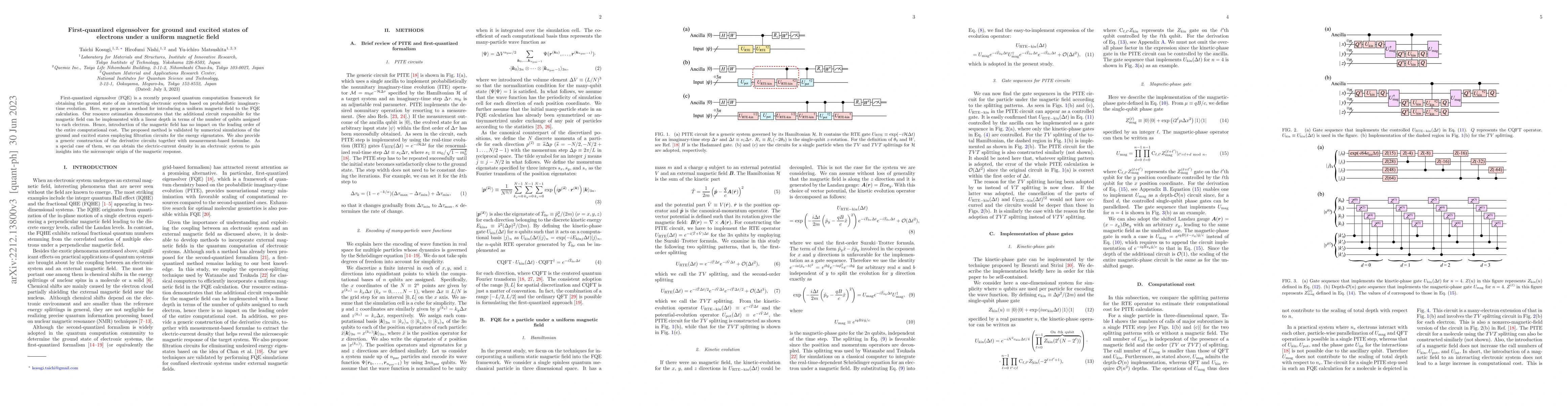 Thumbnail for First-quantized eigensolver for ground and excited states of electrons
  under a uniform magnetic field