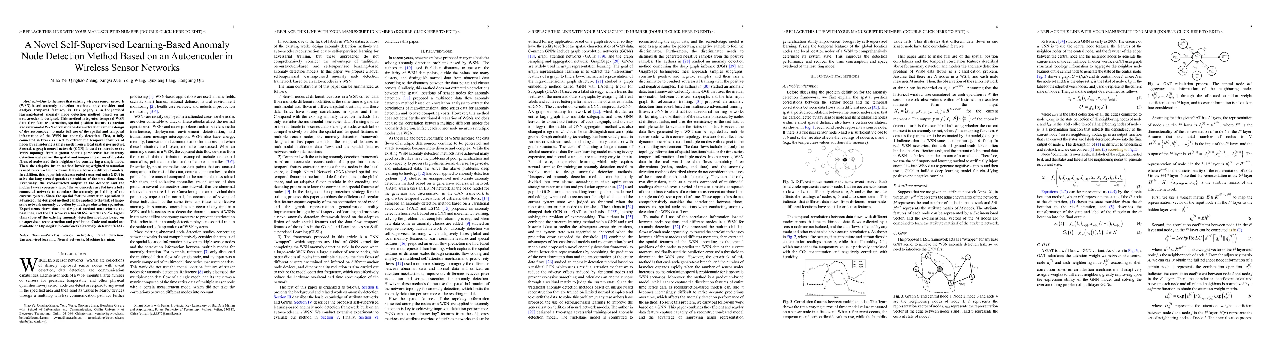Thumbnail for A Novel Self-Supervised Learning-Based Anomaly Node Detection Method
  Based on an Autoencoder in Wireless Sensor Networks