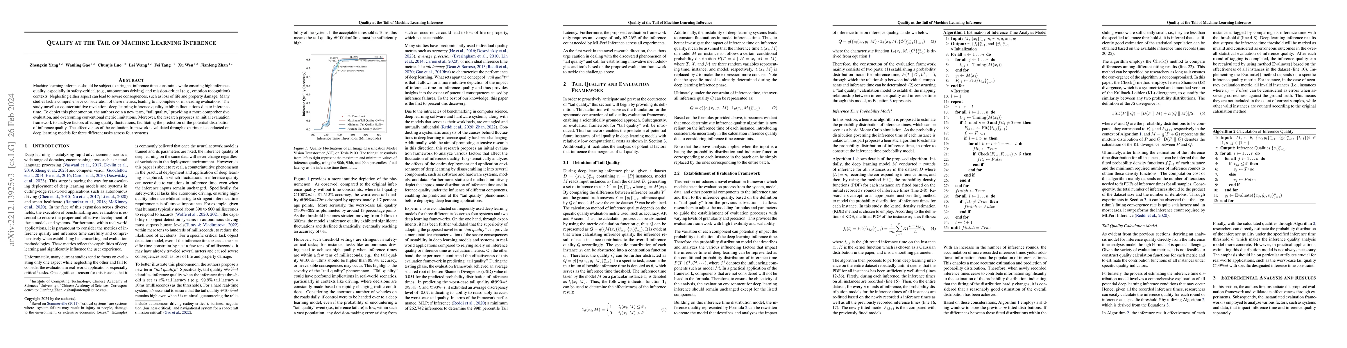 Thumbnail for Quality at the Tail of Machine Learning Inference