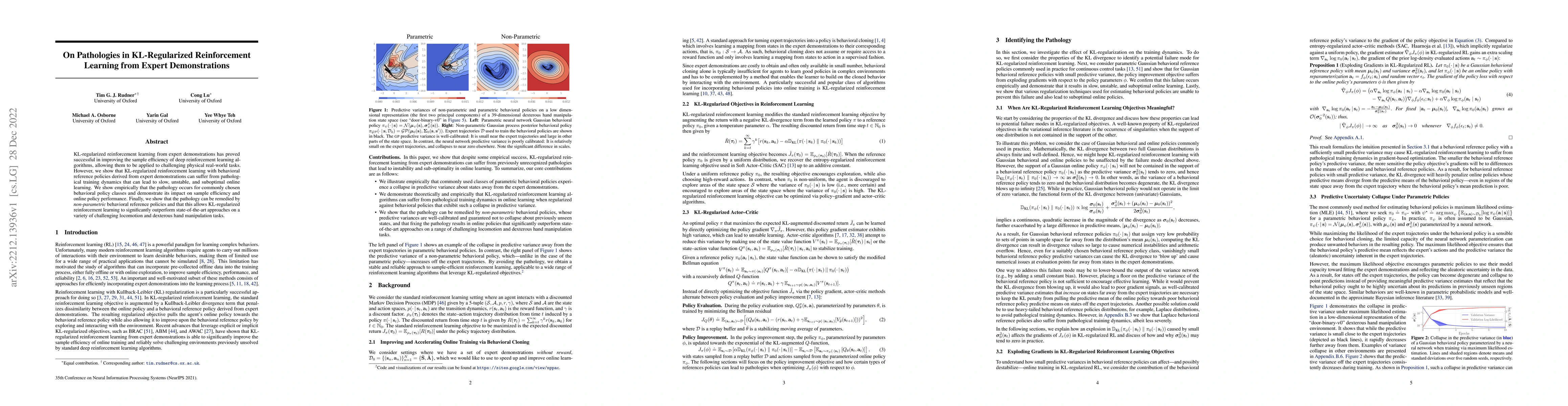 Thumbnail for On Pathologies in KL-Regularized Reinforcement Learning from Expert
  Demonstrations