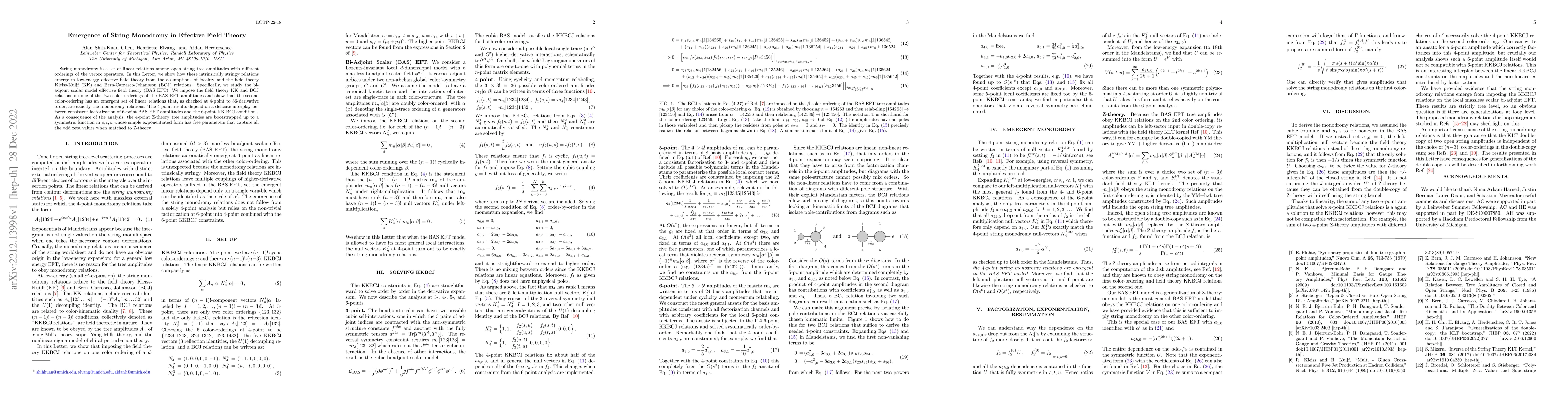 Thumbnail for Emergence of String Monodromy in Effective Field Theory
