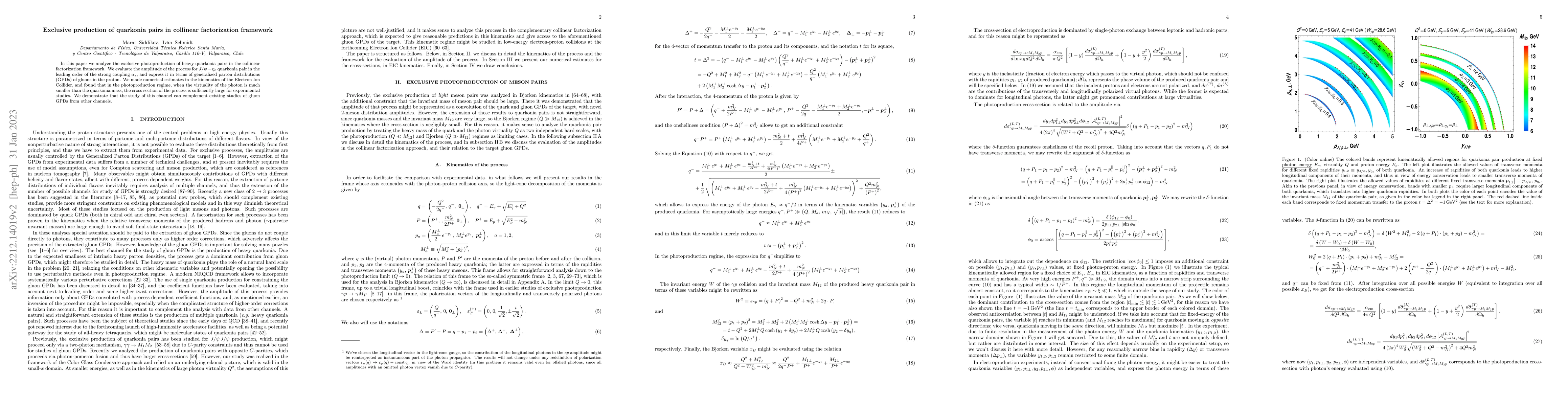 Thumbnail for Exclusive production of quarkonia pairs in collinear factorization
  framework