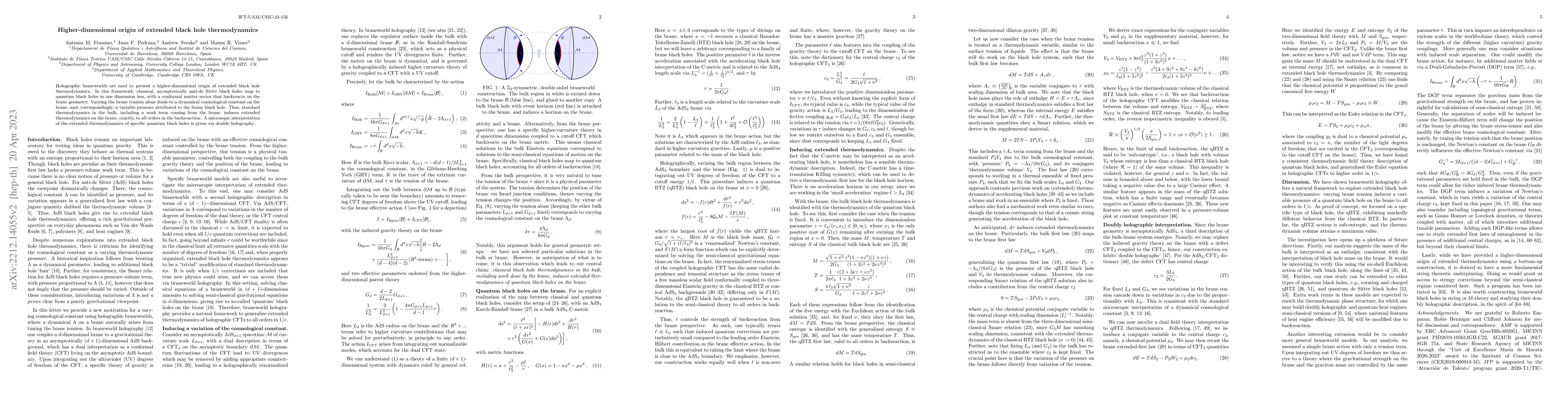 Thumbnail for Higher-dimensional origin of extended black hole thermodynamics
