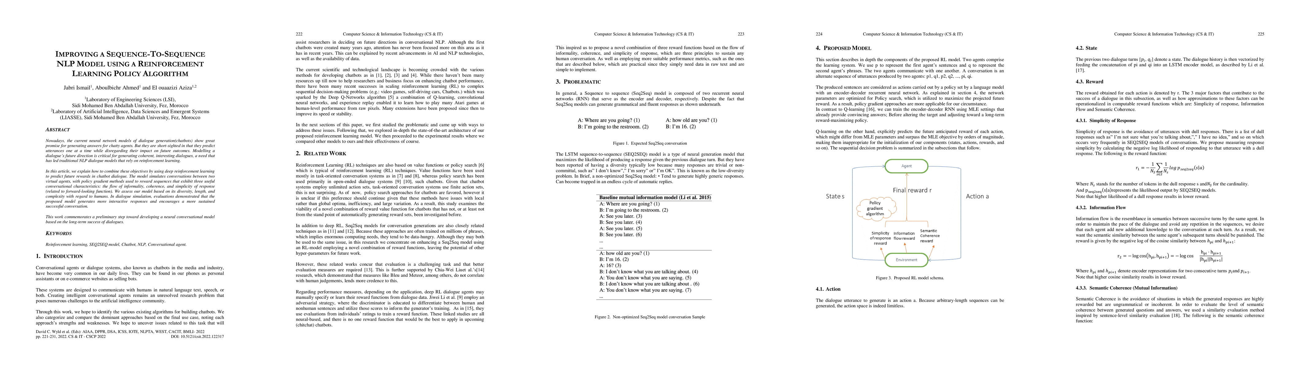 Thumbnail for Improving a sequence-to-sequence nlp model using a reinforcement
  learning policy algorithm