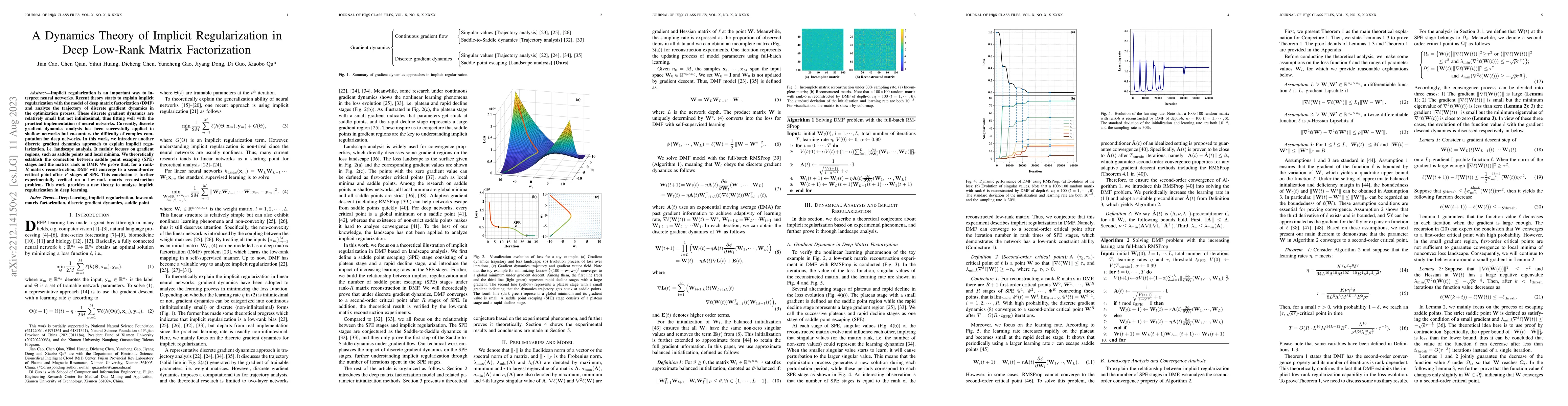 Thumbnail for A Dynamics Theory of Implicit Regularization in Deep Low-Rank Matrix
  Factorization