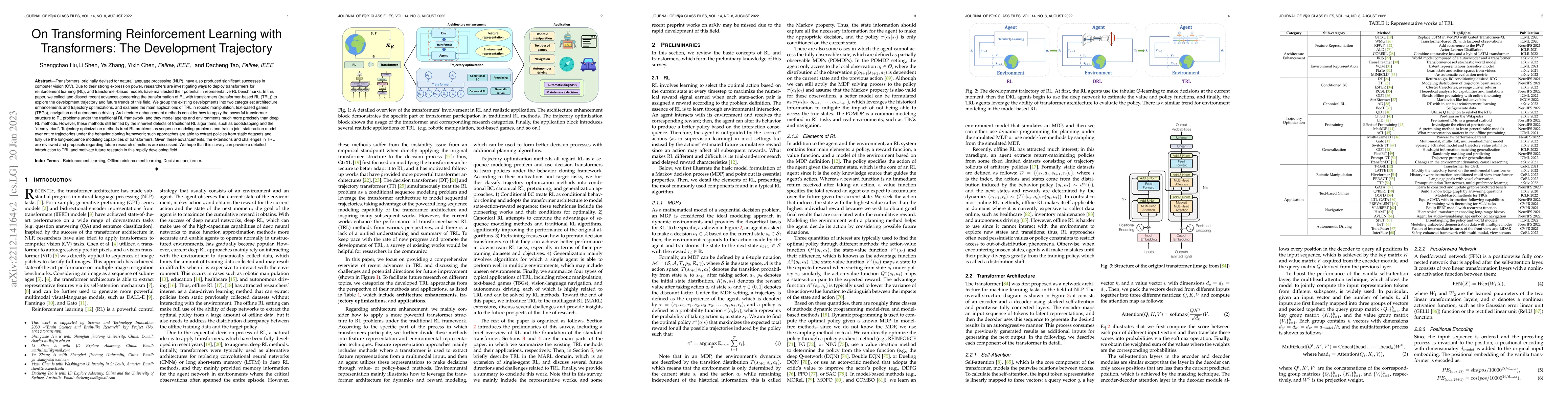 Thumbnail for On Transforming Reinforcement Learning by Transformer: The Development
  Trajectory