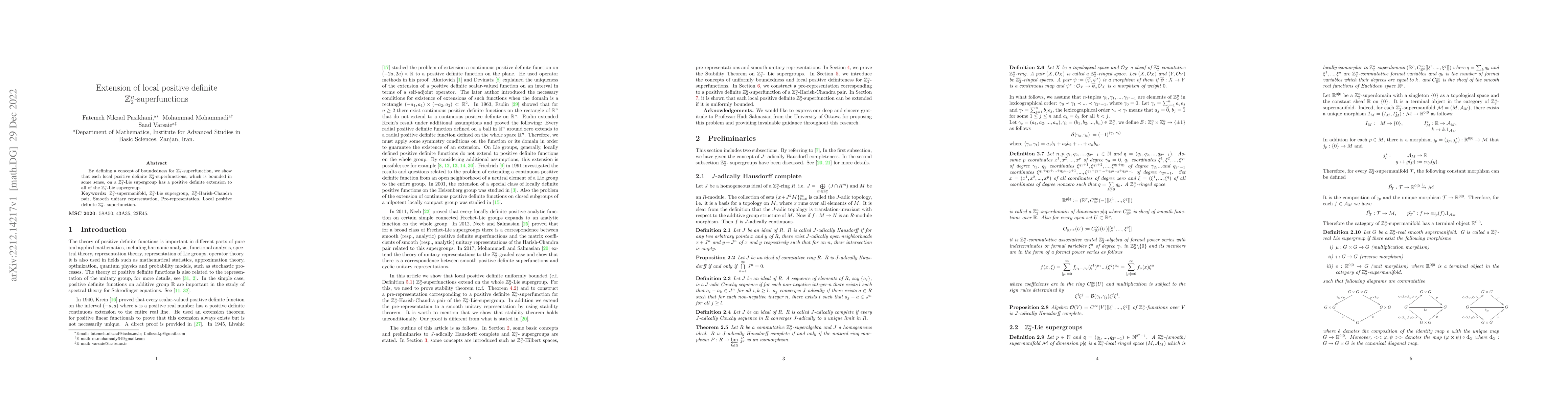 Thumbnail for Extension of local positive definite $\mathbb{Z}_{2}^{n}$-superfunctions