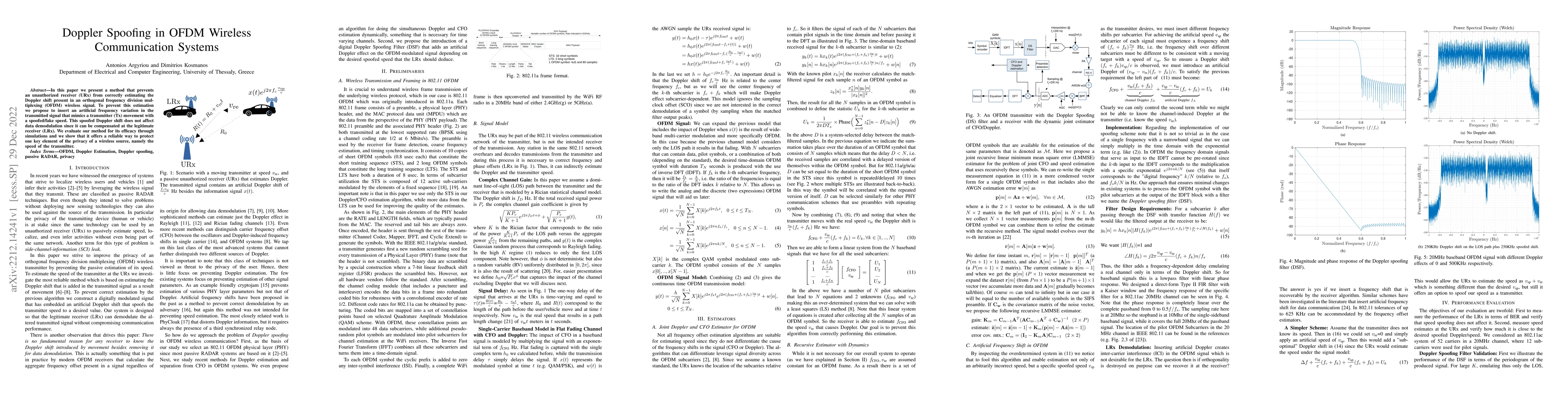 Thumbnail for Doppler Spoofing in OFDM Wireless Communication Systems