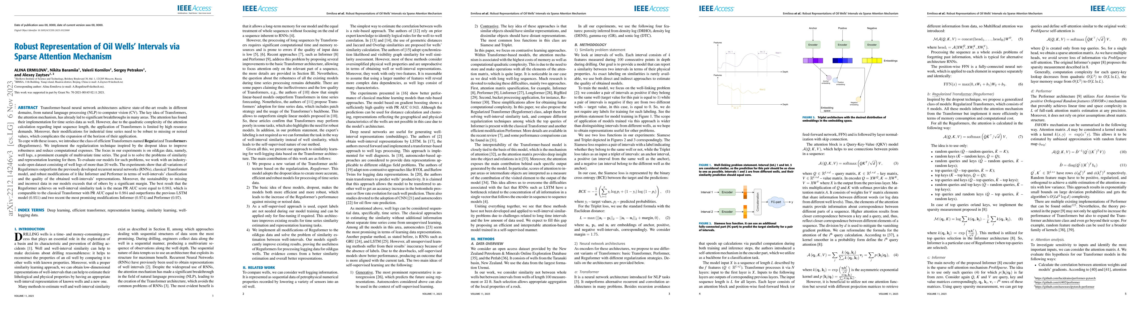Thumbnail for Robust representations of oil wells' intervals via sparse attention
  mechanism