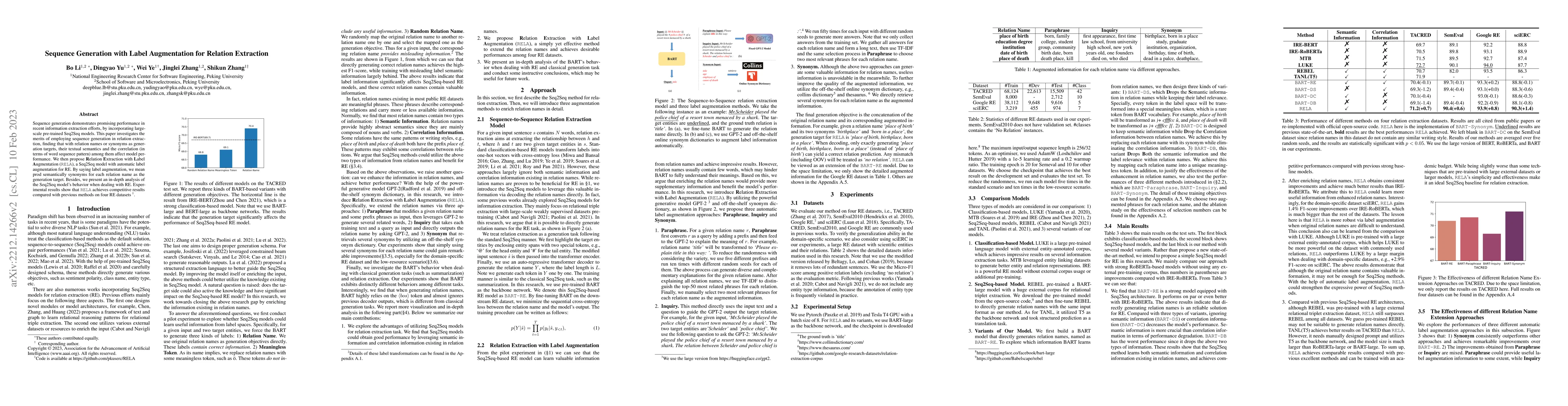 Thumbnail for Sequence Generation with Label Augmentation for Relation Extraction