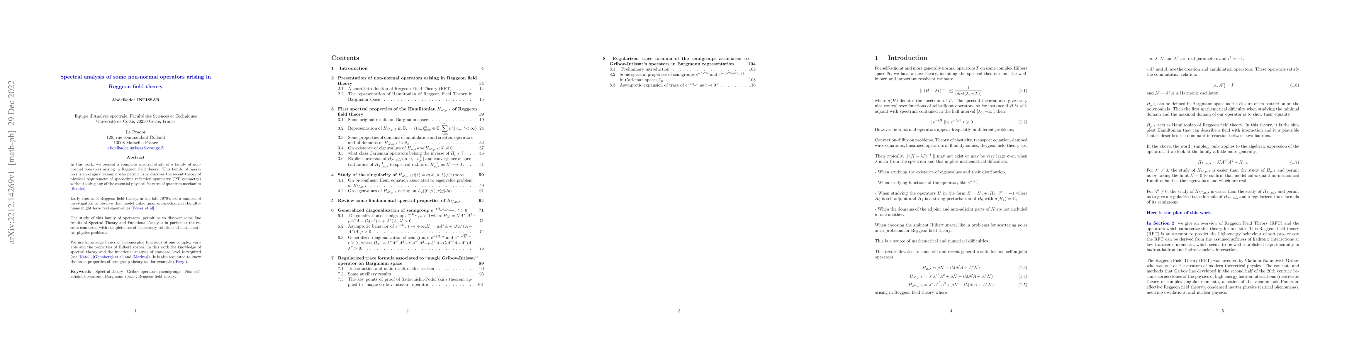 Thumbnail for Spectral analysis of some non-normal operators arising in Reggeon field
  theory