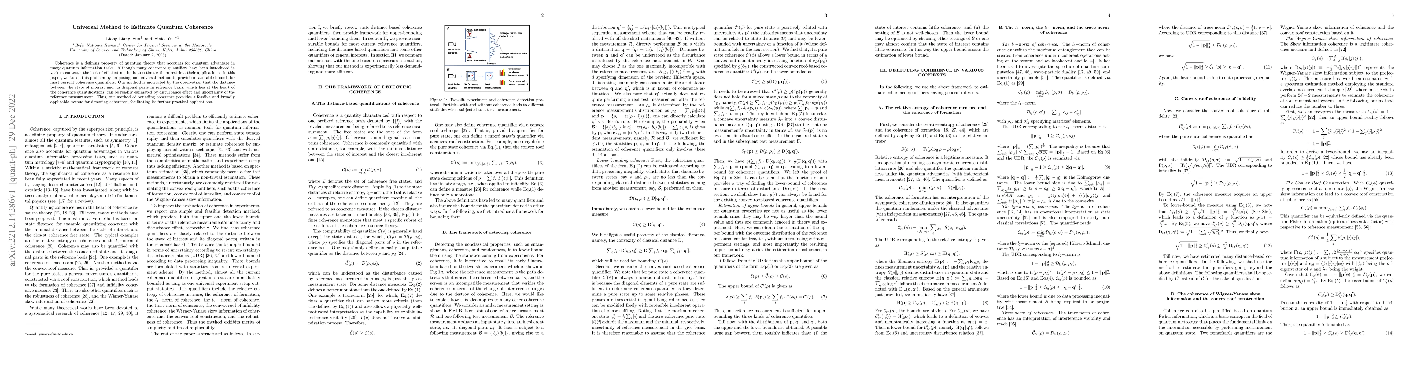 Thumbnail for Universal Method to Estimate Quantum Coherence