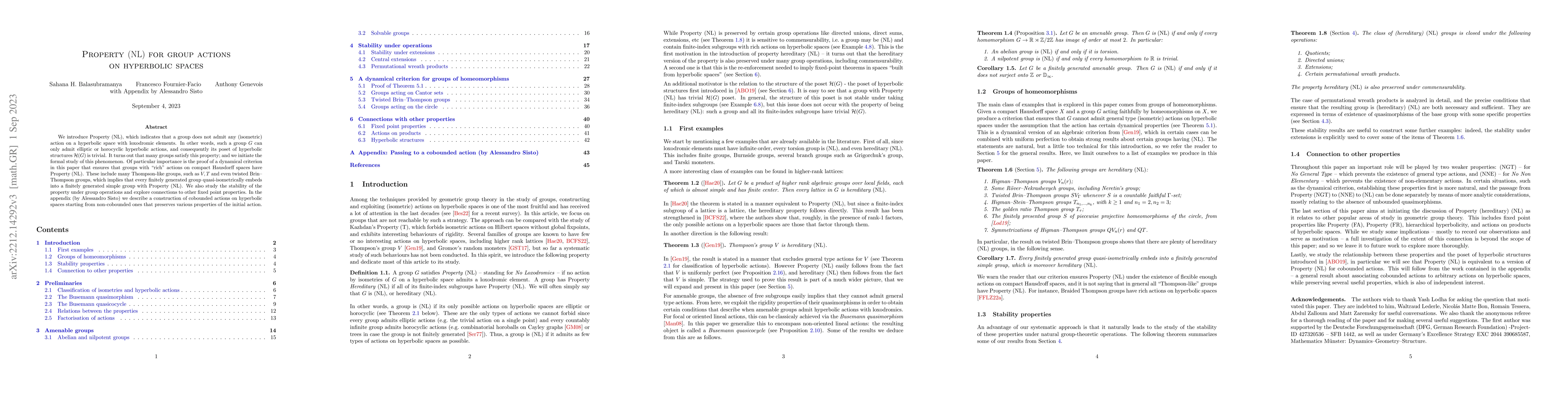 Thumbnail for Property (NL) for group actions on hyperbolic spaces
