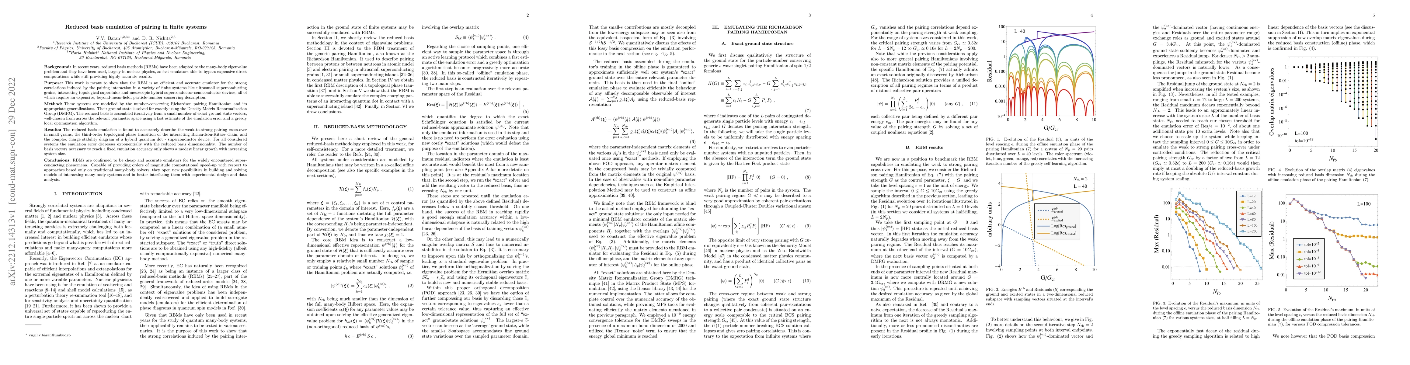 Thumbnail for Reduced basis emulation of pairing in finite systems