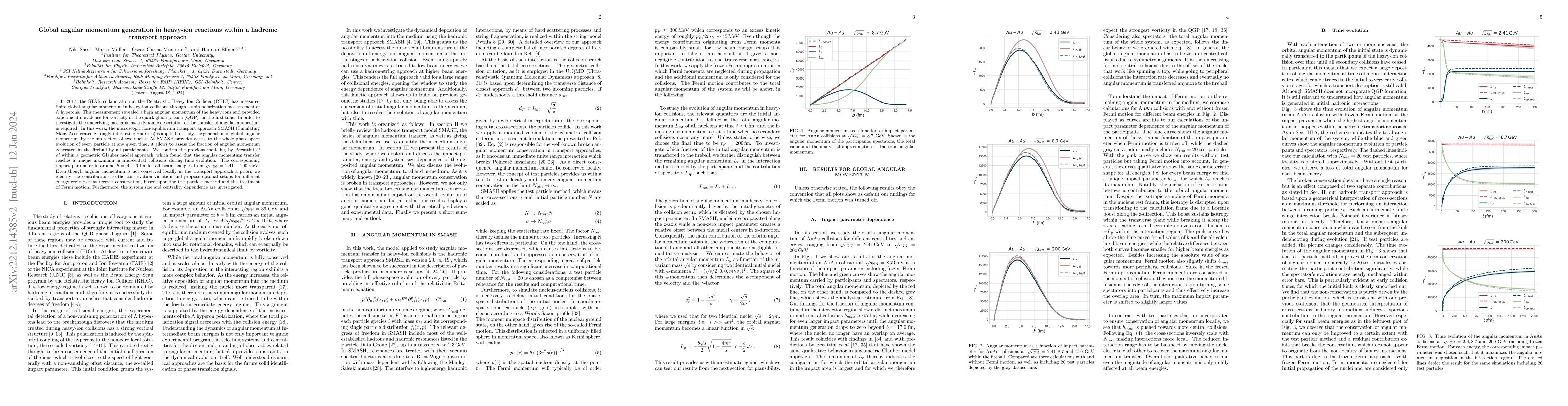 Thumbnail for Global angular momentum generation in heavy-ion reactions within a
  hadronic transport approach