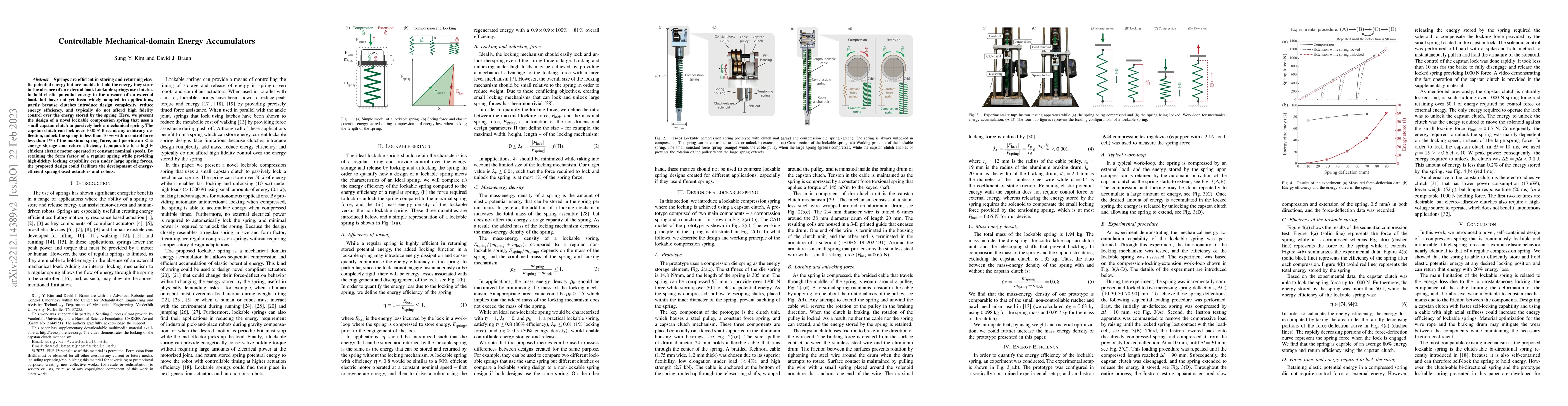 Thumbnail for Controllable Mechanical-domain Energy Accumulators
