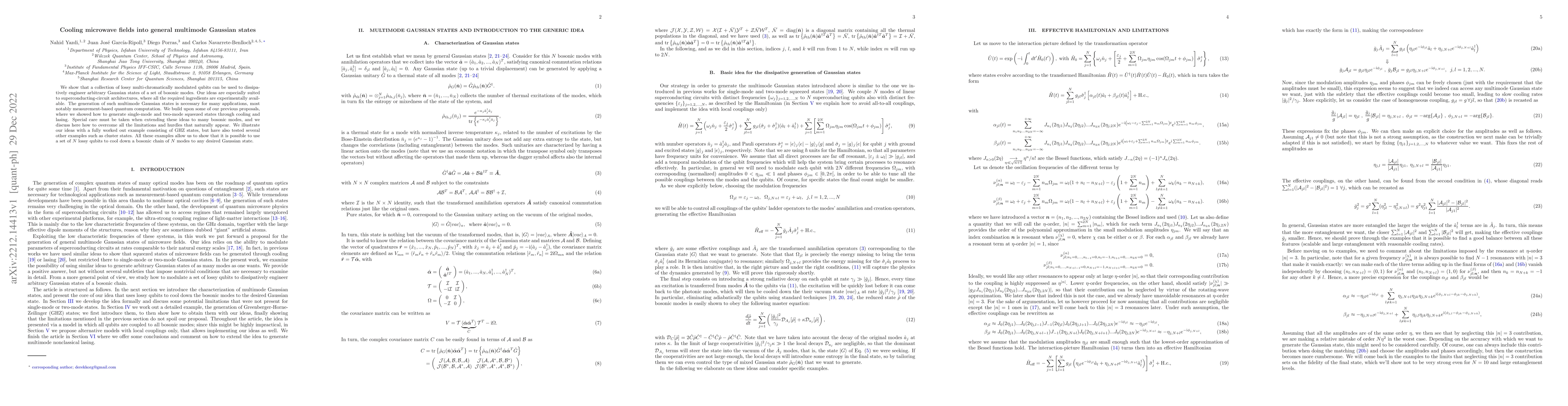 Thumbnail for Cooling microwave fields into general multimode Gaussian states