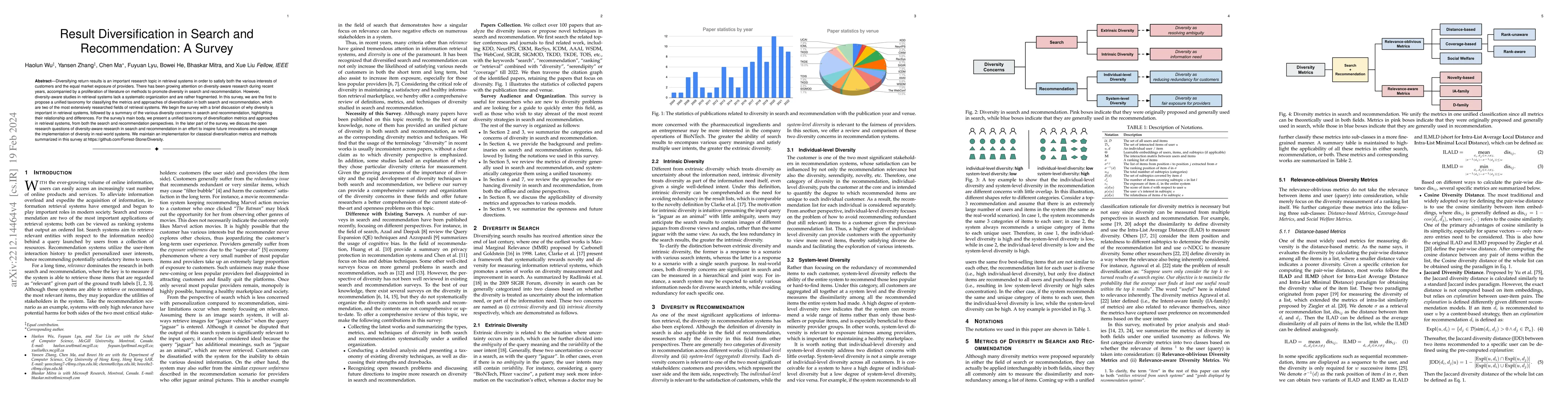 Thumbnail for Result Diversification in Search and Recommendation: A Survey