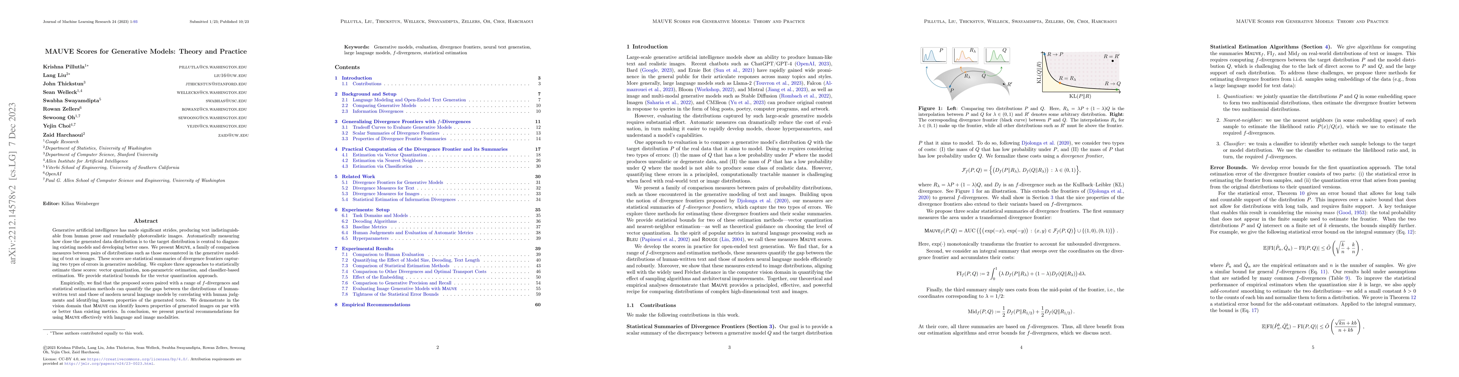 Thumbnail for MAUVE Scores for Generative Models: Theory and Practice