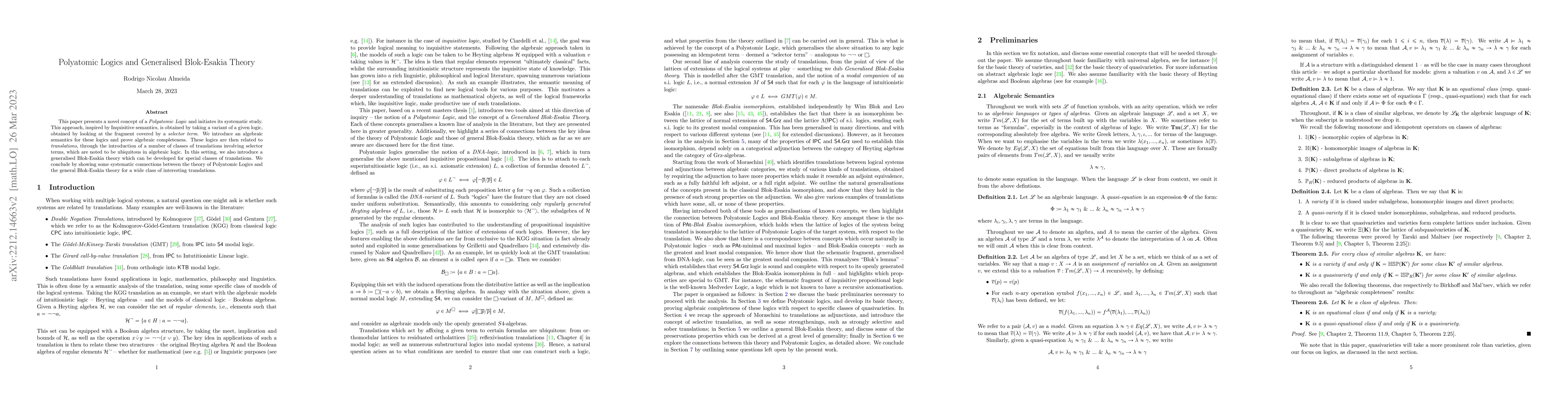 Thumbnail for Polyatomic Logics and Generalised Blok-Esakia Theory