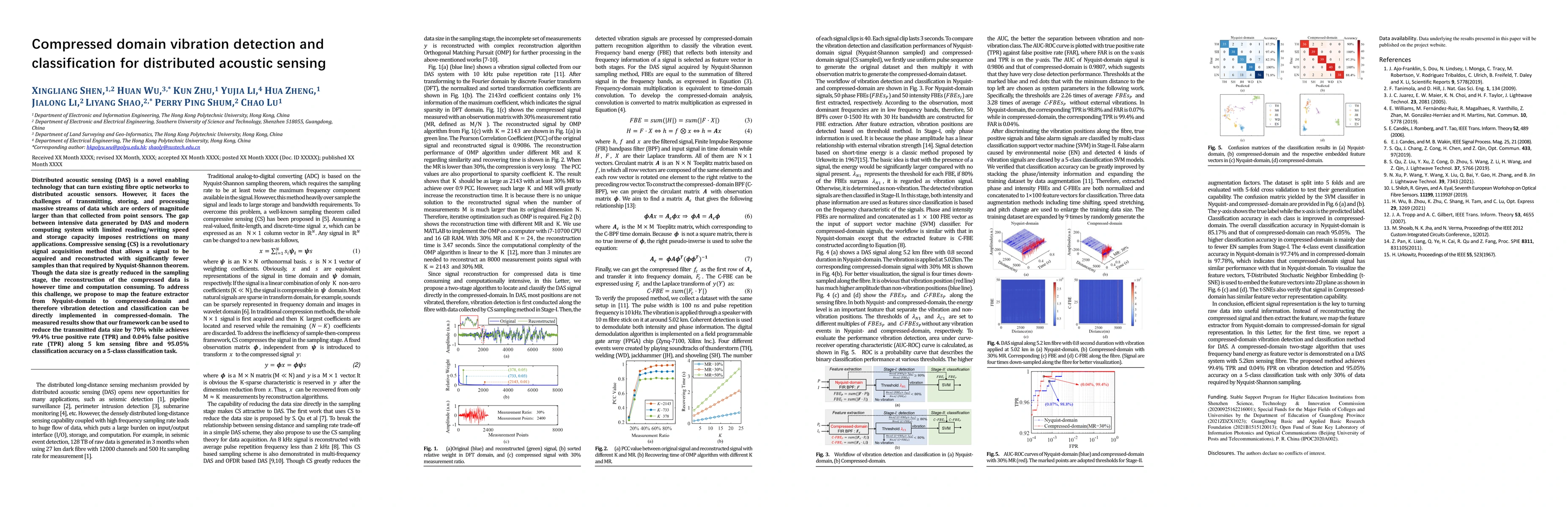 Thumbnail for Compressed domain vibration detection and classification for distributed
  acoustic sensing