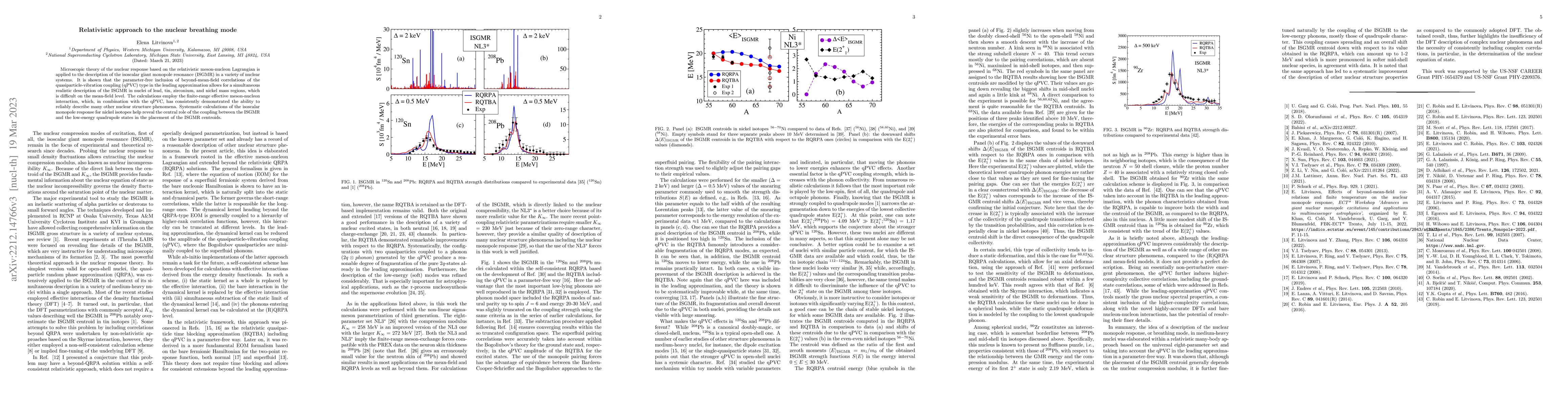 Thumbnail for Relativistic approach to the nuclear breathing mode