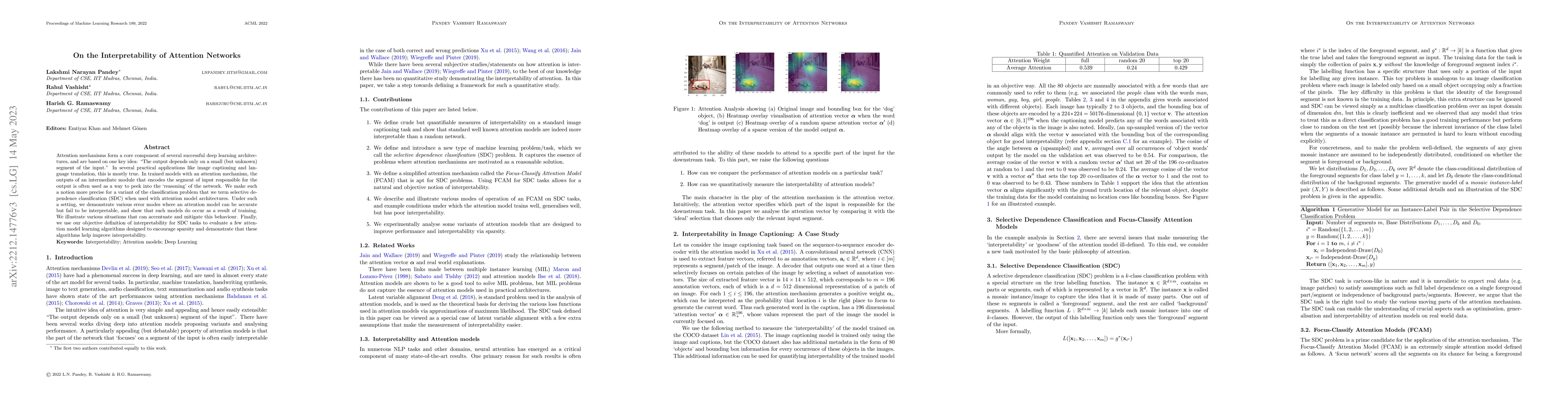 Thumbnail for On the Interpretability of Attention Networks