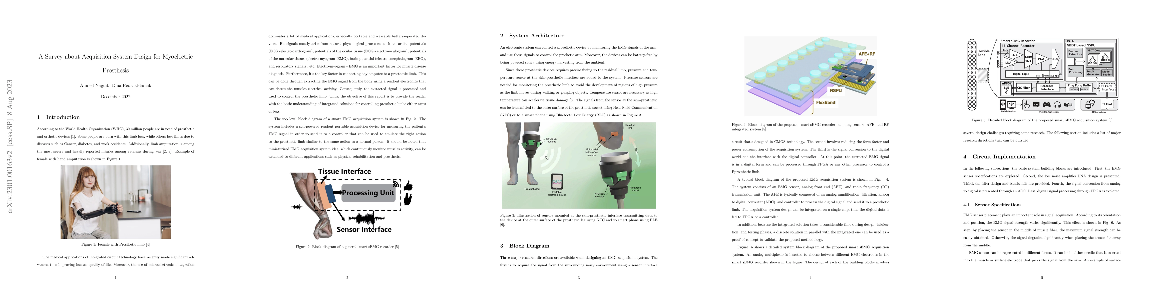 Thumbnail for A Survey about Acquisition System Design for Myoelectric Prosthesis