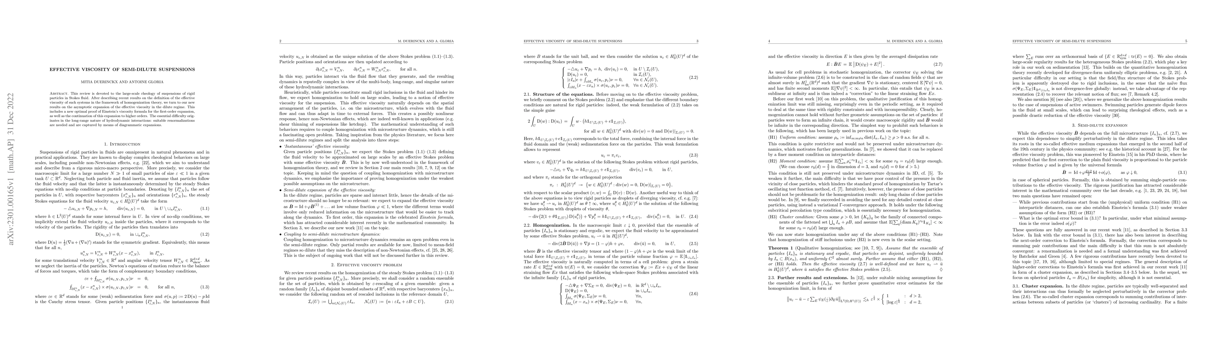Thumbnail for Effective viscosity of semi-dilute suspensions