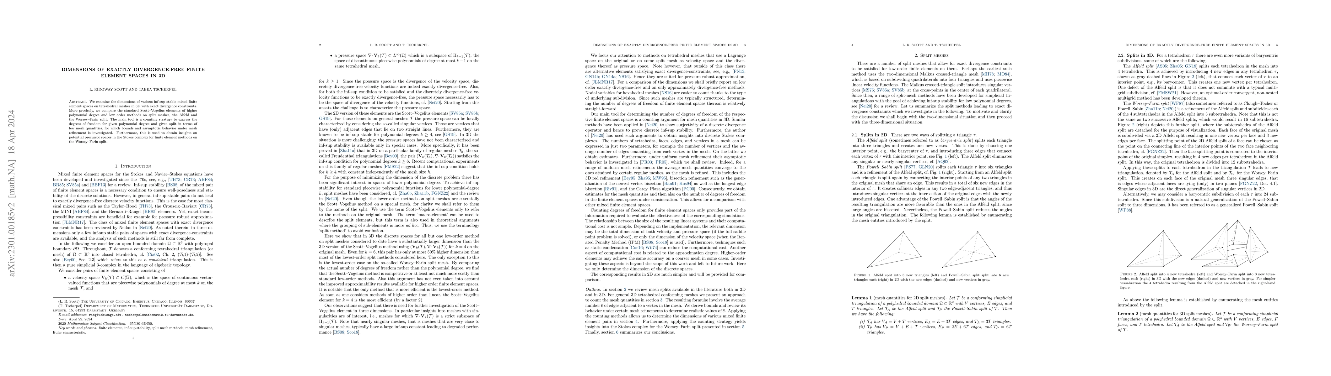 Thumbnail for Dimensions of exactly divergence-free finite element spaces in 3D