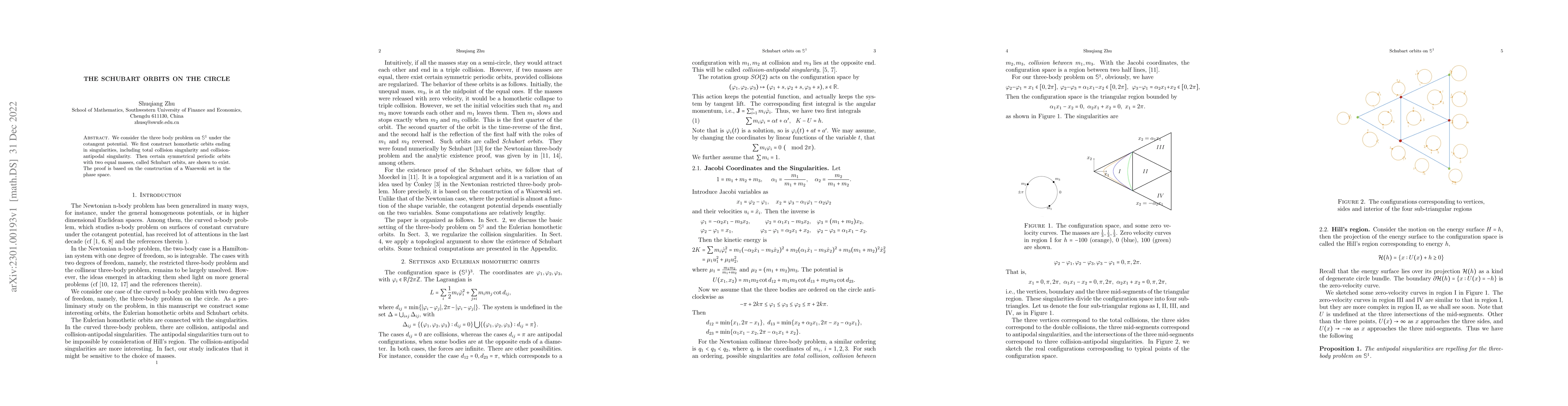 Thumbnail for The Schubart orbits on the circle