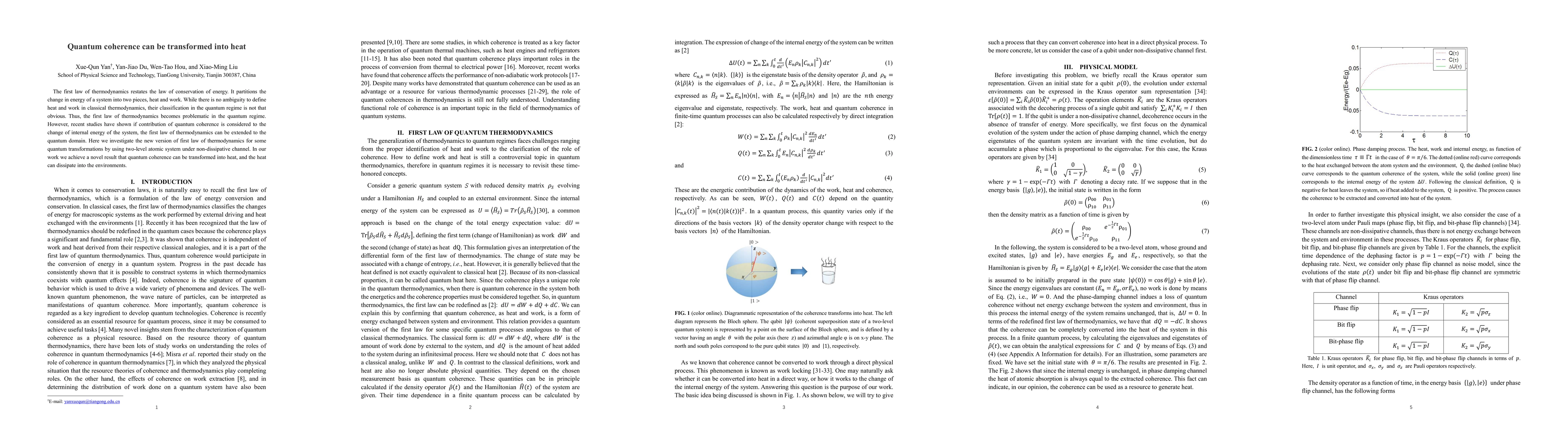 Thumbnail for Quantum coherence can be transformed into heat