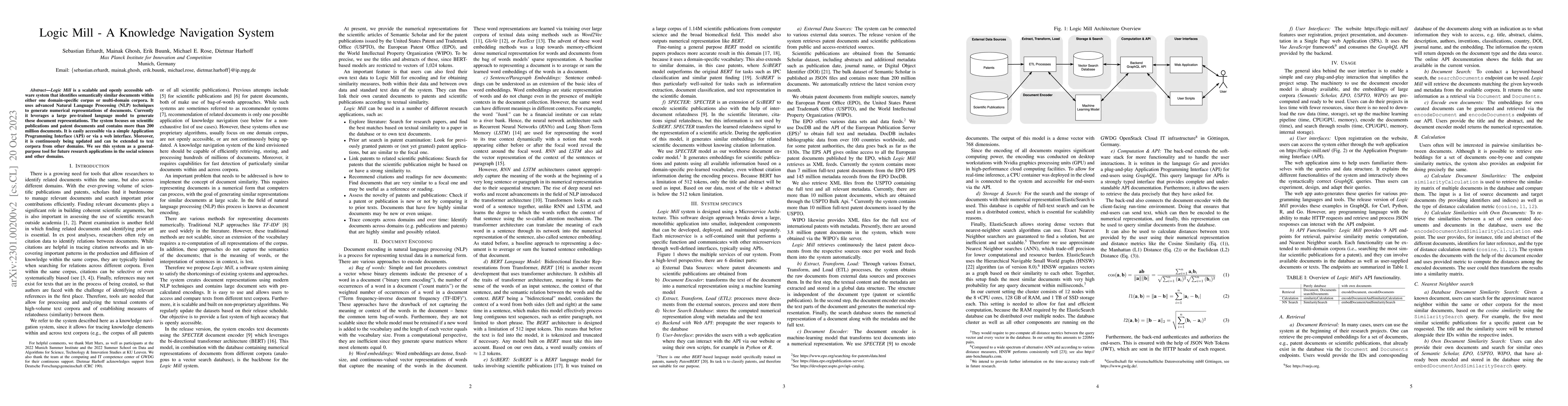 Thumbnail for Logic Mill -- A Knowledge Navigation System
