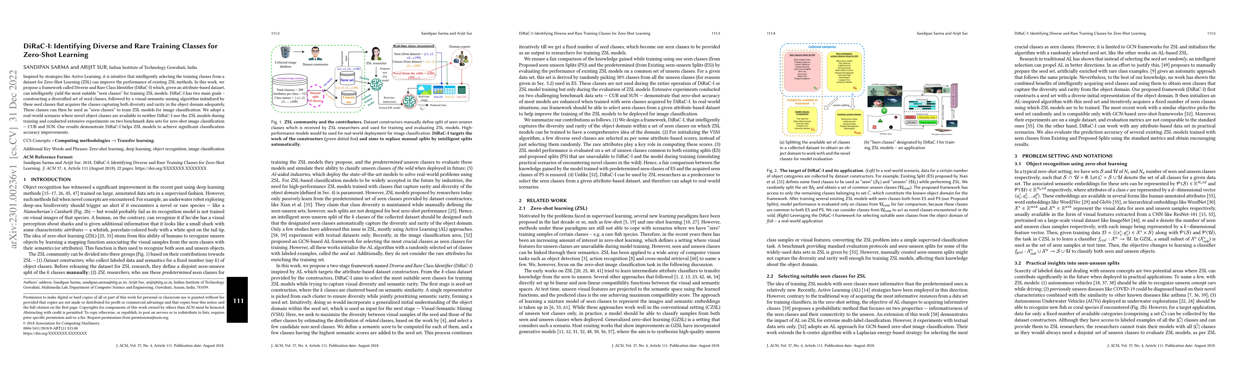 Thumbnail for DiRaC-I: Identifying Diverse and Rare Training Classes for Zero-Shot
  Learning