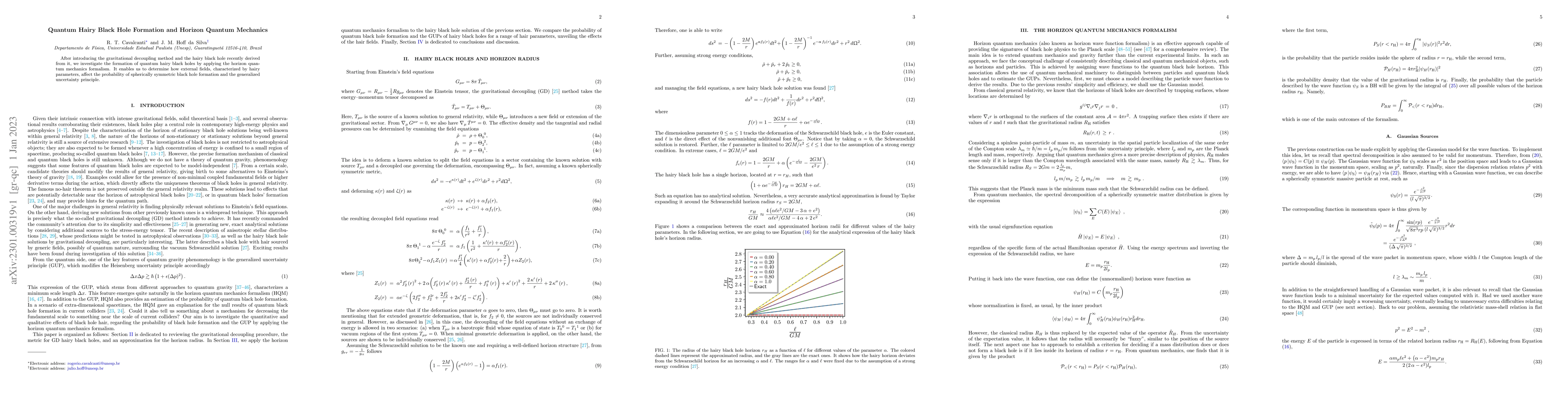 Thumbnail for Quantum Hairy Black Hole Formation and Horizon Quantum Mechanics